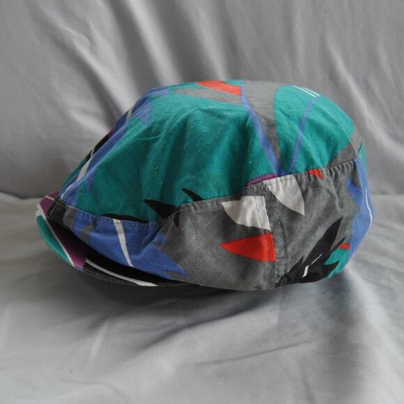 Abstract Medium Teal, Blue, & Gray Colorful Barre - Picture 2 of 8